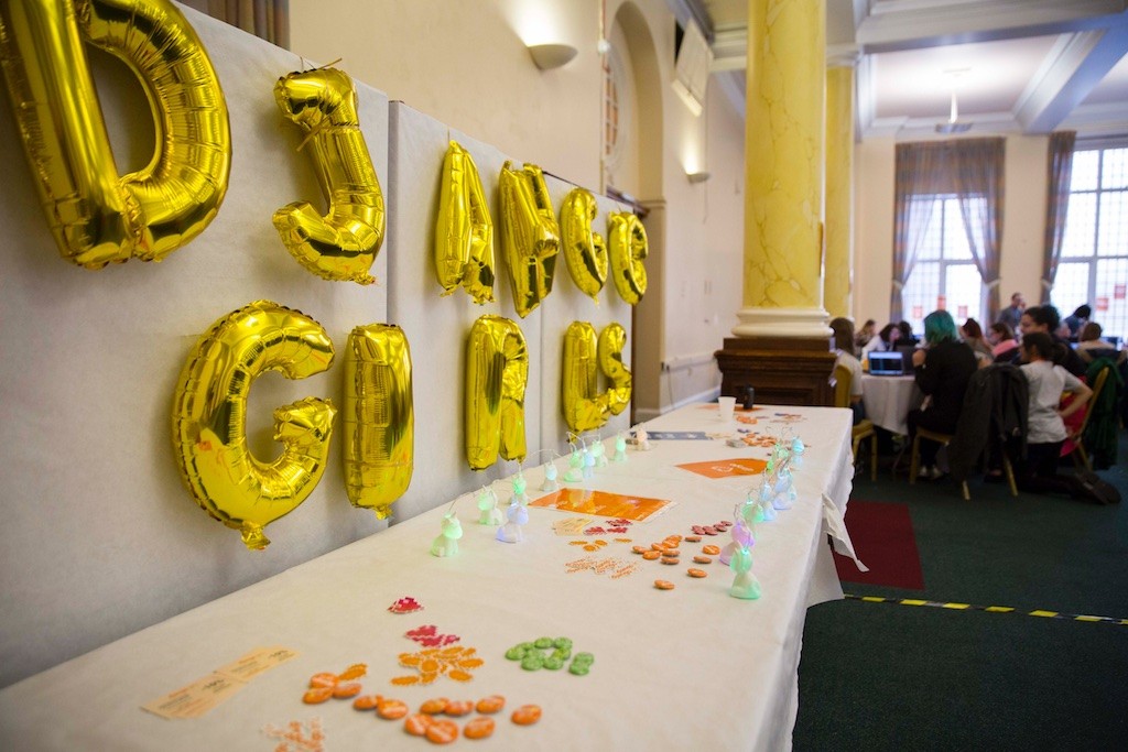 The django girls balloon-banner.